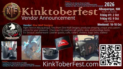 Kintoberfest 2026 Vendor Announcement - Dire Wolf Designs