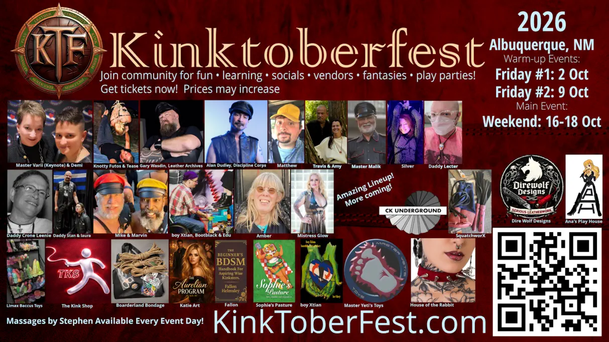 Kintoberfest 2026 Instructor Announcement - Many Vendors and Educators